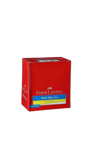 Faber Castell Faber-Castell White Glue Bottle – 250 ml – High Bond Adhesive
