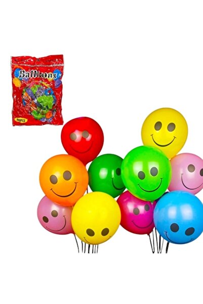Fabrilux Set de 100 de baloane colorate cu fețe zâmbitoare Fabrilux, multicol...
