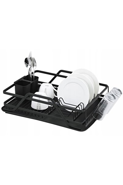 Kamille Scurgător de vase KM-0751, aluminiu rezistent la rugină, cu tavă, 59x...