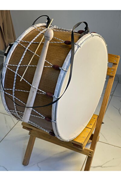 STAİNLES 51 cm Profesyonel Asma Davul - Tokmak ve Çubuk HEDİYELİ