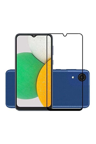 Promass واقي شاشة زجاجي مقوى 9D لهاتف سامسونج جالاكسي A03 كور، أسود/شفاف