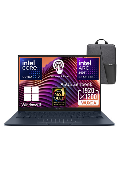ASUS Zenbook 14 UX3405CA-QL286W Ultra 7 255H 16GB 1TB SSD 14" OLED W11H Lapto...