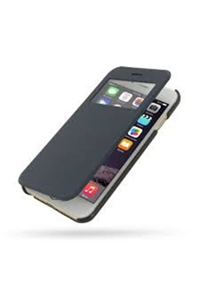 Apple iPhone 6/6S Αναδιπλούμενη Θήκη Βιβλίου S-View Μαύρη (FLP015)