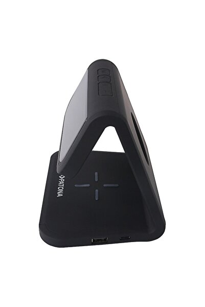 Patona Alarm Clock with 10W Wireless Charging and UV Disinfection