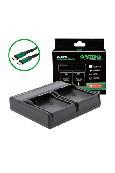 Patona Premium Dual PD Fast Charger for Nikon EN-EL25 with Powerbank function...