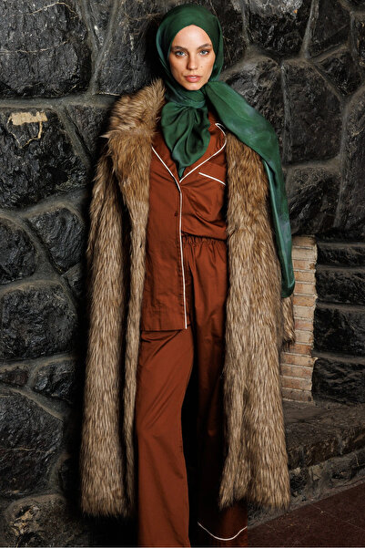 Mooncorn Σαλιάρα Ραμί με σχέδιο Σμαραγδένιο Μορέλ