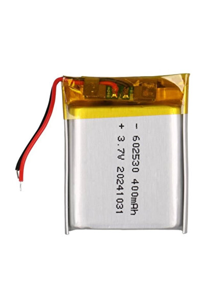 Powermaster 602530 3.7V 400mAh Lityum Polimer (Li-po) Batarya Ciklet Pil