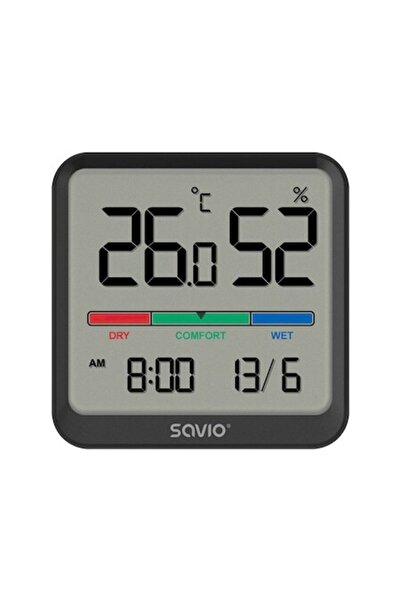 Savio Monitor de temperatură și umiditate CT-01/B, negru