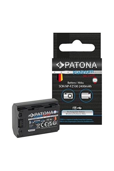 Patona Baterie Platinum NP-FZ100 USB-C 2600 mAh pentru Sony NP-FZ100 (A7 III,...