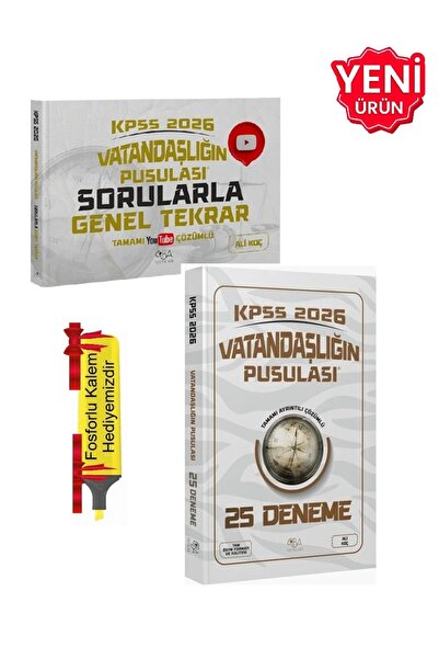 CBA Akademi 2026 - KPSS Vatandaşlık Vatandaşlığın Pusulası Sorularla Genel Te...