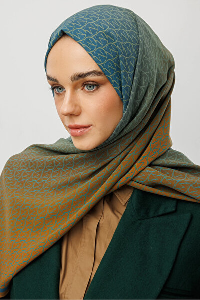 Mooncorn Safran Monogram Hebei Silk Shawl