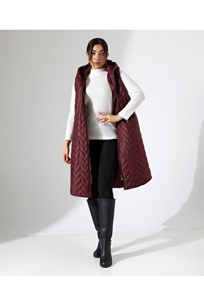 Fi'l Arz Fashion Hooded Lightweight Inflatable Plus Size Vest