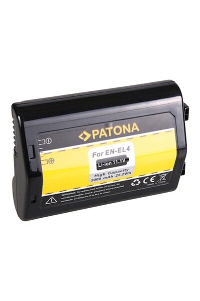Patona Baterie pentru Nikon EN-EL4 / EN-EL4a (D2H, D2Hs, D2X, D2Xs, D3, D3X, ...