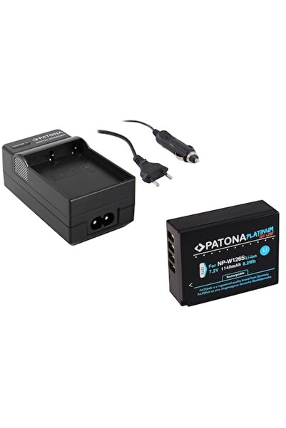 Patona Încărcător și baterie Platinum tip FUJI NP-W126S pentru HS33 XPro1 XT2...