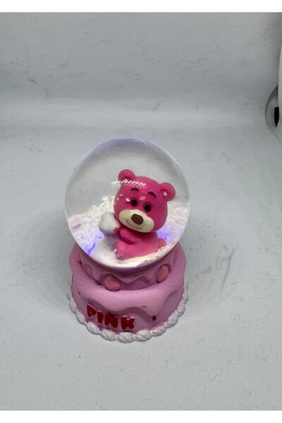 Lisinya Lighted Mini Globe 6 cm Teddy Bear