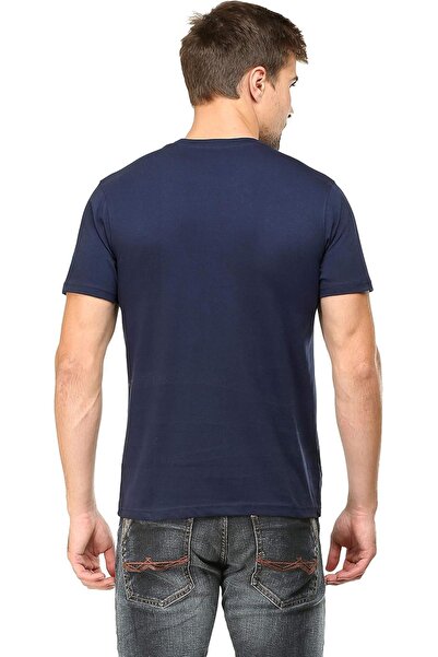 Pure Infinity Men’s 2-Pack Cotton T-Shirt Combo – White & Navy Blue | Soft & Comfortable
