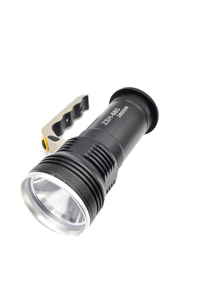 BZRSH ZSH Handheld Flashlight, LED, Plug & Car Lighter Charging, 20W, 800 lm