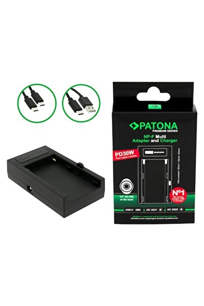 Patona Adaptor și încărcător multifuncțional premium pentru Sony NP-F (USB-C ...