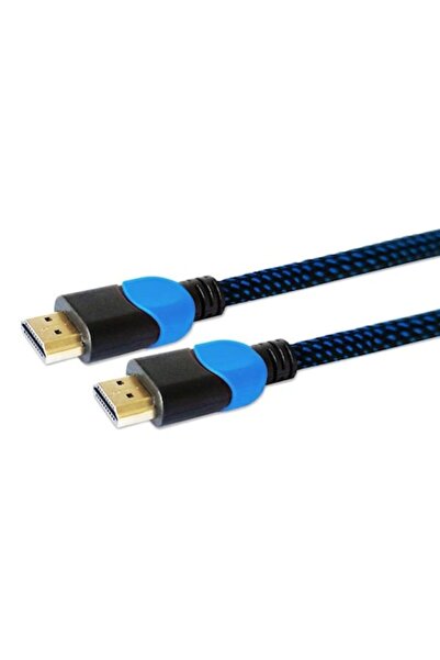 Savio GCL-05 Professional HDMI 2.0 Cable, Nylon Braided, Blue/Black, 3m, 4K