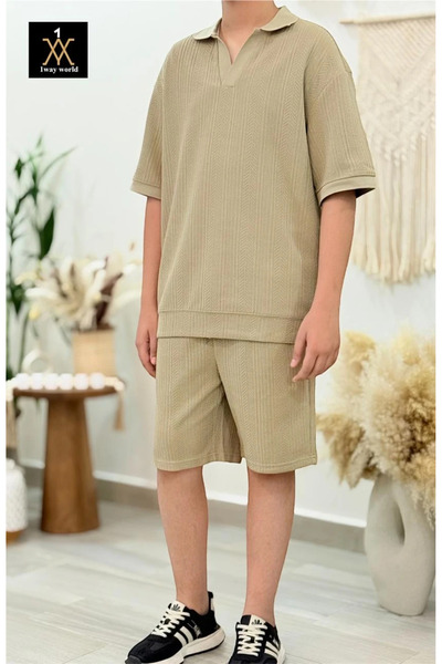 1way Men's summer short-sleeved suit