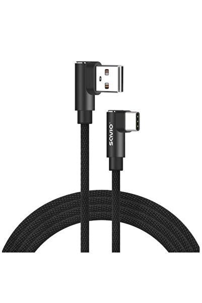 Savio Cablu de încărcare rapidă USB-C reversibil, CL-163, 1 m