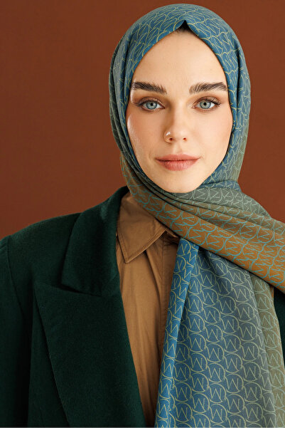 Mooncorn Safran Monogram Hebei Silk Shawl