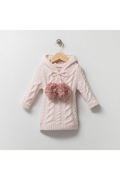 Nipperland KIZ PEMBE PAMUK TUNİK ELBİSE