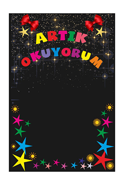 heptex Artık Okuyorum Hatıra Fotoğraf Panosu Branda 100x150