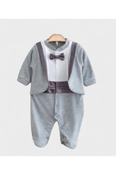 LİTTLE ANGELS بدلة رسمية رمادية اللون للأطفال الرضع