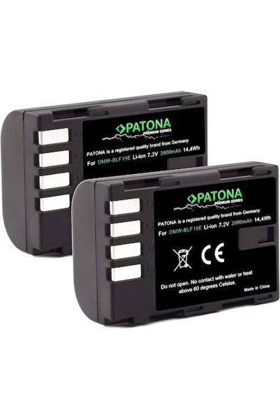 Patona Pachet 2x Baterie Premium DMW-BLF19 pentru Panasonic Lumix DMC-GH3 GH3...