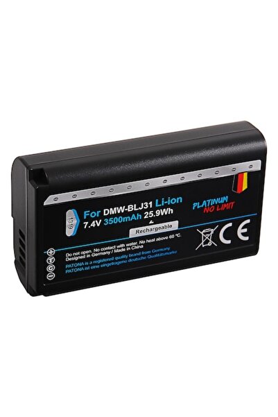 Patona Baterie Platinum tip Panasonic DMW-BLJ31 pentru Lumix DC-S1 DC-S1R DC-...