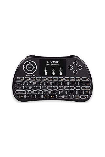 Savio KW-01 Wireless Keyboard for PC, Smart TV/Android TV, Xbox 360/PlayStation 3, Smartphone