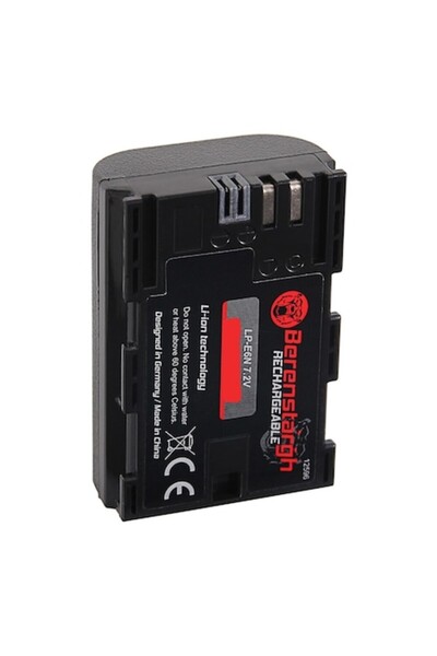 Berenstargh Baterie LP-E6N, 2400 mAh, pentru Canon XC10 EOS 90D 80D 7D 70D 6D...