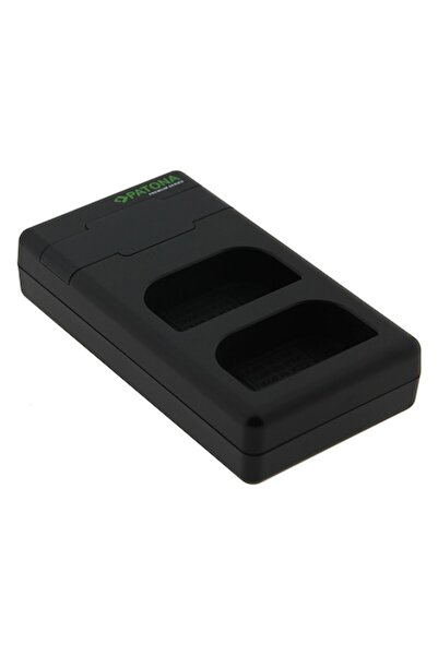 Patona Încărcător USB-C LCD Premium cu performanță dublă, înlocuiește Panason...