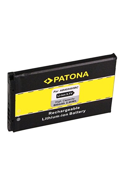 Patona Battery Compatible with Samsung AB403450BC (800mAh, Li-Ion)