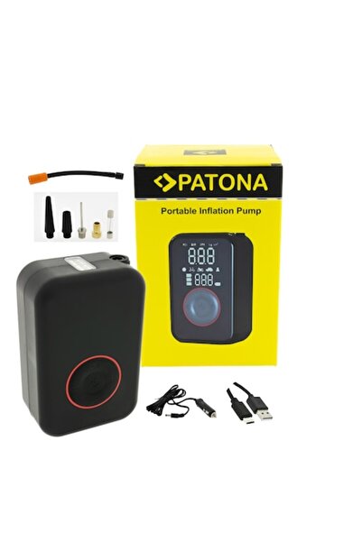 Patona Compresor auto portabil 10,3 bar (150 PSI) - Baterie externă 4000mAh, ...