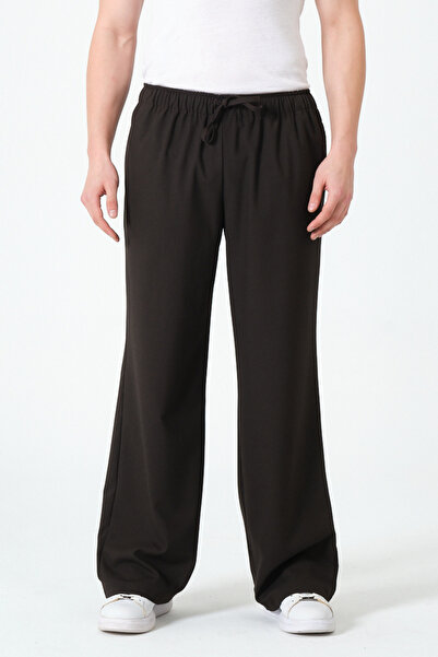 RELAXL Very Loose Fit Wide Leg 4 Seasons Bitter Brown Men's Trousers