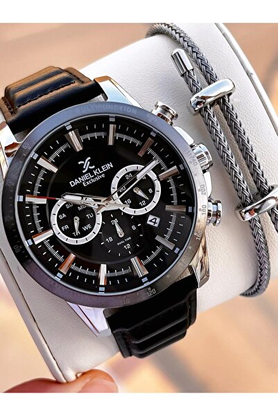 Daniel Klein Deri Kordon İç Kadran Fonksiyonları Aktif 3 Atm Suya Dayanıklı E...