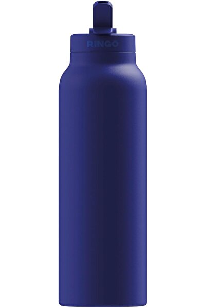 Ringo PRO Water Bottle with Sip Straw Lid - Stainless Steel, Magnetic Mount, 24 Oz (710 ml) - Blue