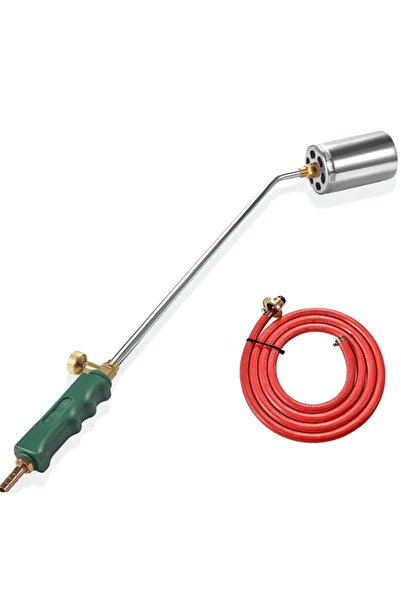 SUPER TRENDS Gas Burner (LPG) with SUPER TRENDS® Valve, Pig Burner, Length 65 cm, Hose 1 m, Nozzle 63 mm