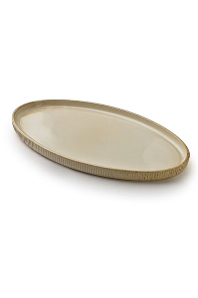 MONDEX BASIC NATURE oval platter, ceramic, design, multicolor, 31x18cm