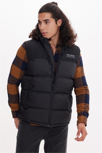 The Crow FACE Siyah YELEK