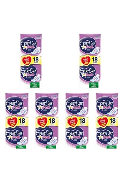 EveryDay Set of 10 Fresh Maxi Night pads (18 pcs per pack)