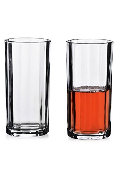 Allesken Set of 4 ELISE STRIPES glasses 360 ml transparent 7x7x15 cm