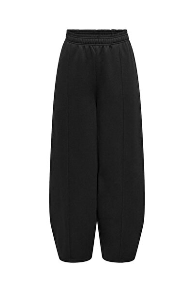 ONLY Women's Black Onlevisa Cocoon Pant Swt Sweatpants 15358297-Black