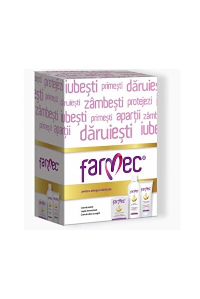 Farmec Set de îngrijire cu ulei de argan: Cremă antirid 50 ml, Lapte demachia...
