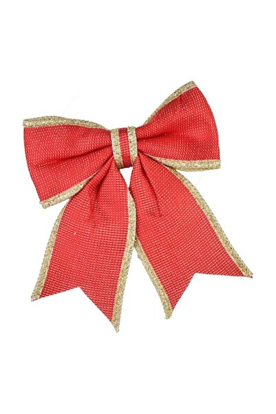 Mondex Since 1986 Fundă decorativă SANTA LILA 18x20 cm, roșie cu detalii auri...