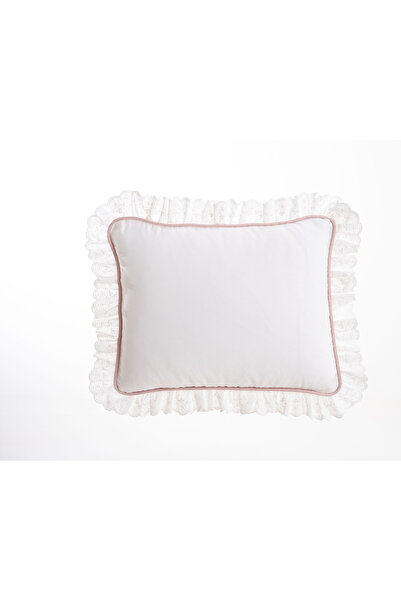 Bebezade غطاء وسادة للأطفال مزين بالكشكشة اللامعة حواف أسطوانية