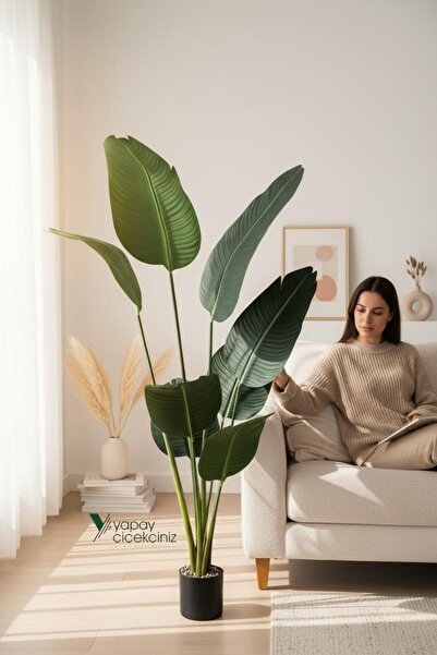 YAPAY ÇİÇEKÇİNİZ Yapay Ağaç Starliçe Lüks Gerçek Dokulu 8 Dallı İri Büyük Yap...