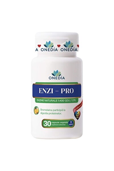 Onedia Enzi-Pro — Enzime pentru digestia proteinelor, 30 capsule vegetale